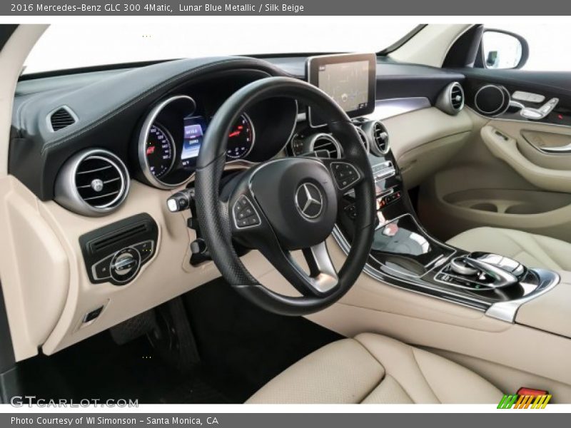 Lunar Blue Metallic / Silk Beige 2016 Mercedes-Benz GLC 300 4Matic