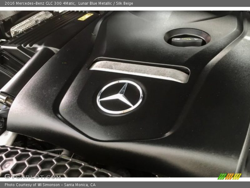 Lunar Blue Metallic / Silk Beige 2016 Mercedes-Benz GLC 300 4Matic