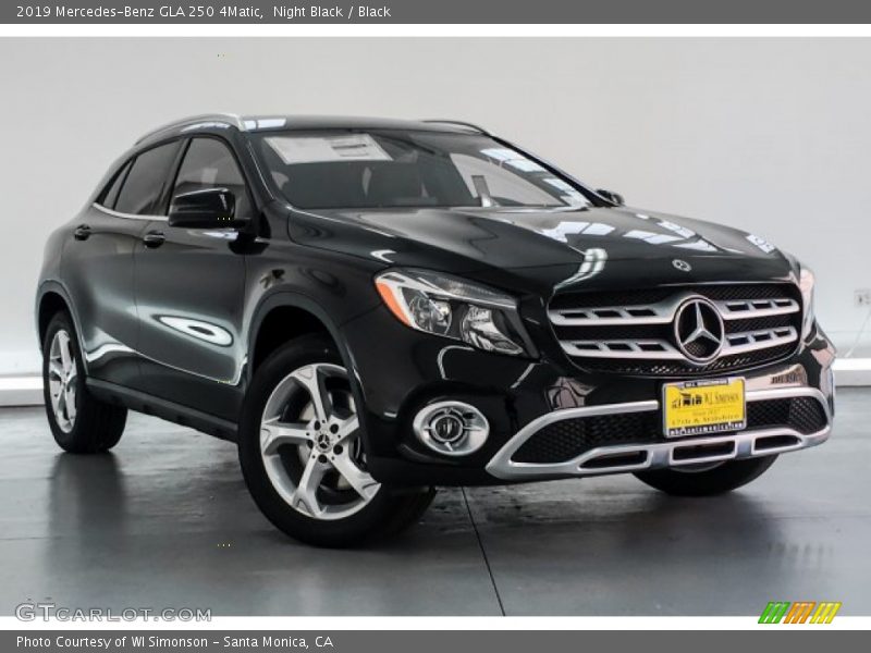 Night Black / Black 2019 Mercedes-Benz GLA 250 4Matic