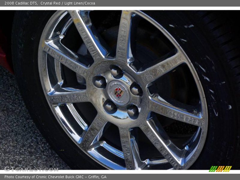 Crystal Red / Light Linen/Cocoa 2008 Cadillac DTS