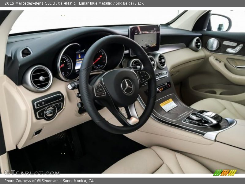 Lunar Blue Metallic / Silk Beige/Black 2019 Mercedes-Benz GLC 350e 4Matic