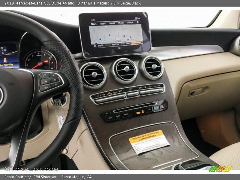Lunar Blue Metallic / Silk Beige/Black 2019 Mercedes-Benz GLC 350e 4Matic