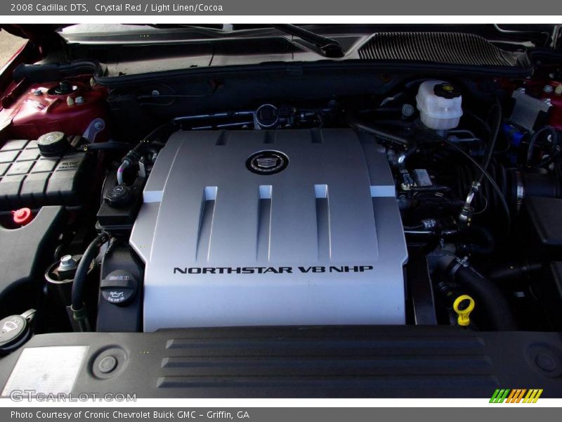 Crystal Red / Light Linen/Cocoa 2008 Cadillac DTS