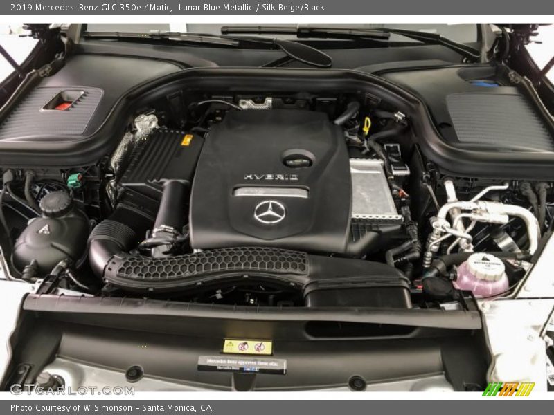 Lunar Blue Metallic / Silk Beige/Black 2019 Mercedes-Benz GLC 350e 4Matic