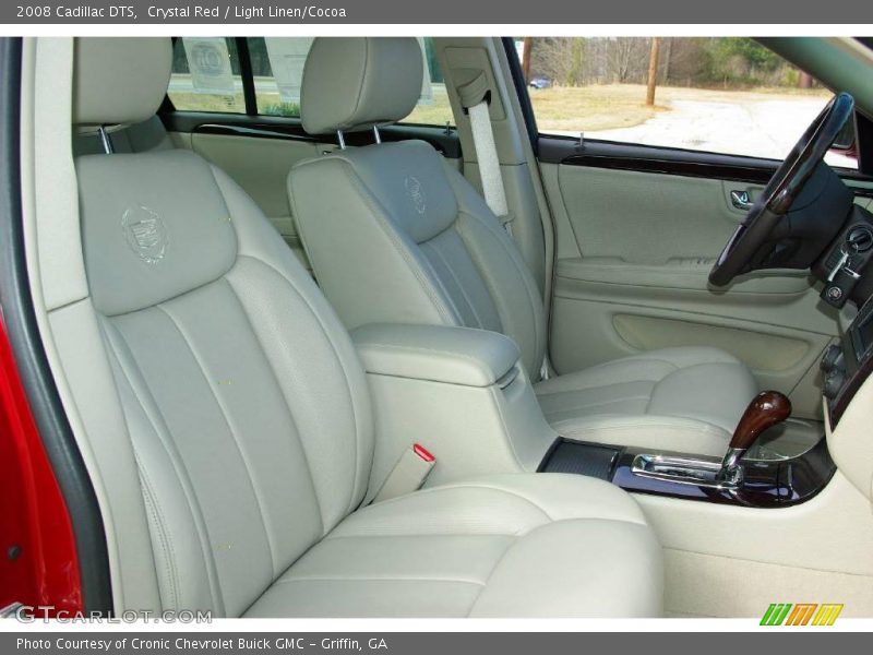 Crystal Red / Light Linen/Cocoa 2008 Cadillac DTS