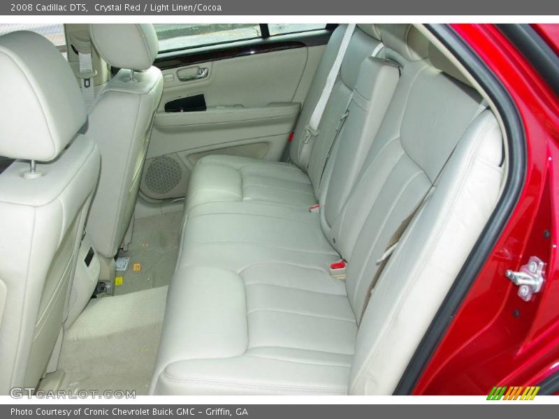 Crystal Red / Light Linen/Cocoa 2008 Cadillac DTS