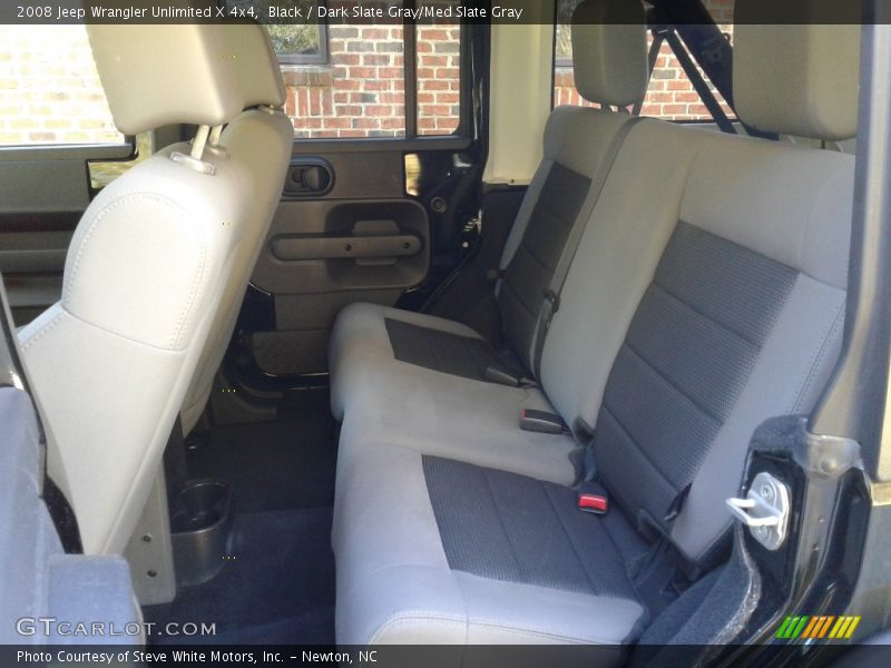 Black / Dark Slate Gray/Med Slate Gray 2008 Jeep Wrangler Unlimited X 4x4