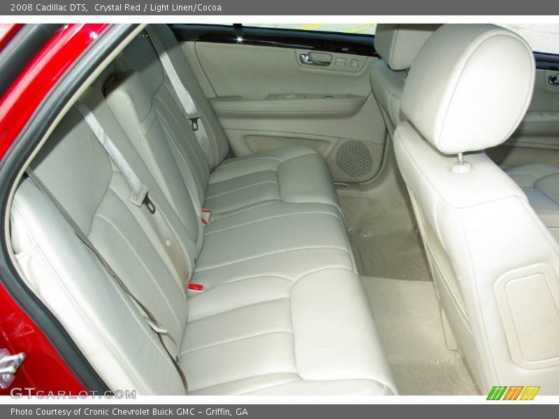 Crystal Red / Light Linen/Cocoa 2008 Cadillac DTS