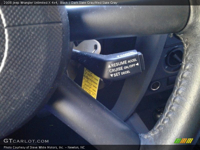 Black / Dark Slate Gray/Med Slate Gray 2008 Jeep Wrangler Unlimited X 4x4