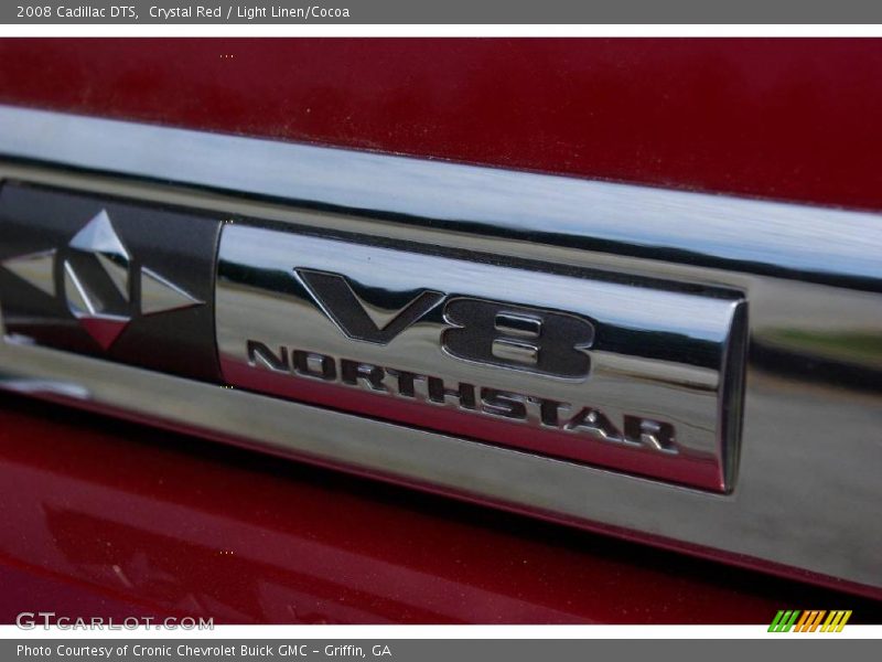 Crystal Red / Light Linen/Cocoa 2008 Cadillac DTS