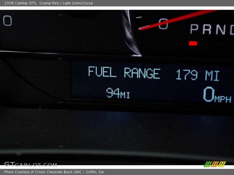 Crystal Red / Light Linen/Cocoa 2008 Cadillac DTS