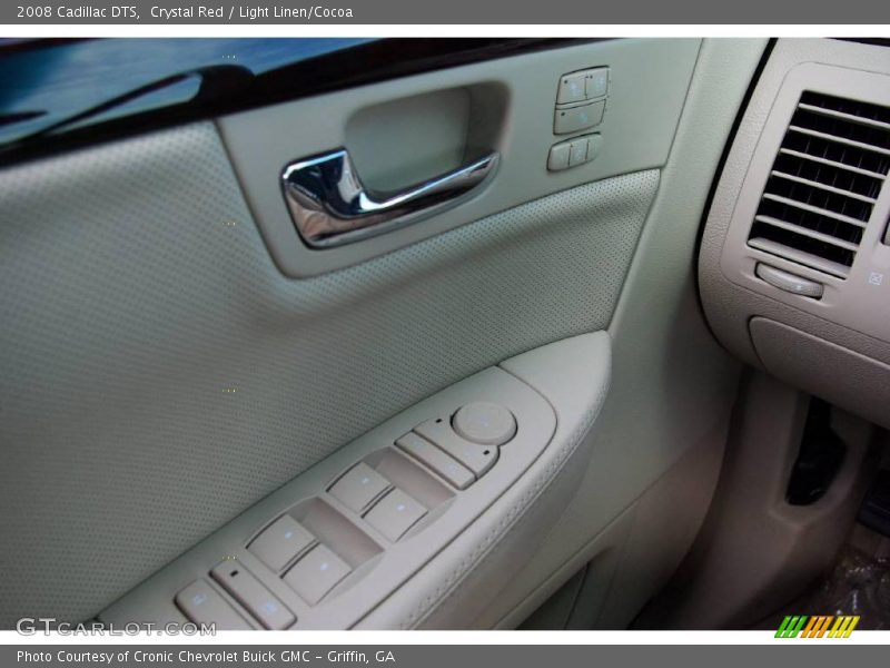Crystal Red / Light Linen/Cocoa 2008 Cadillac DTS