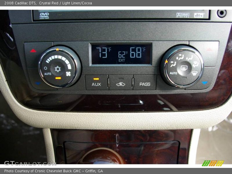 Crystal Red / Light Linen/Cocoa 2008 Cadillac DTS