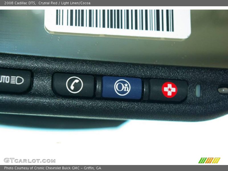 Crystal Red / Light Linen/Cocoa 2008 Cadillac DTS