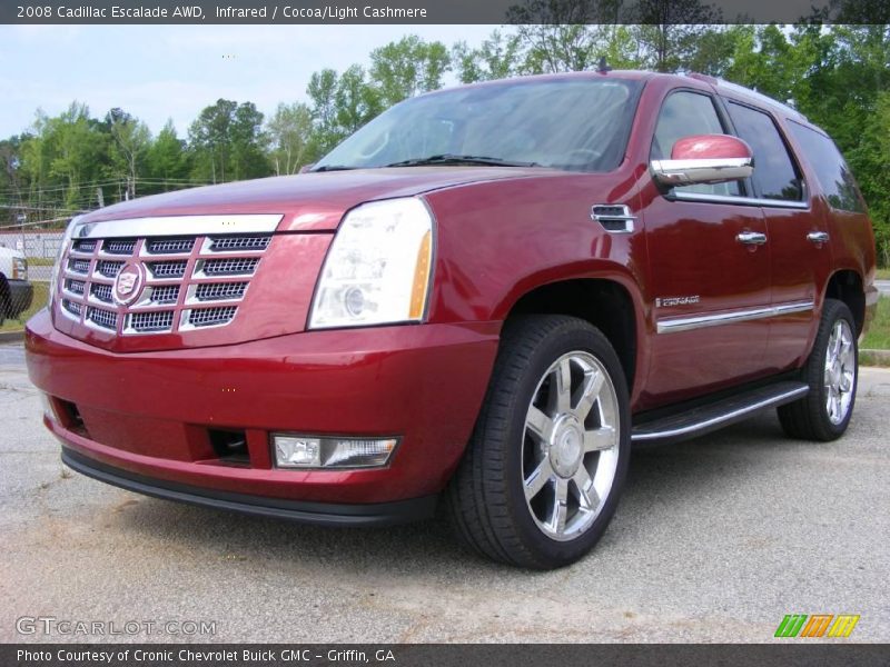Infrared / Cocoa/Light Cashmere 2008 Cadillac Escalade AWD
