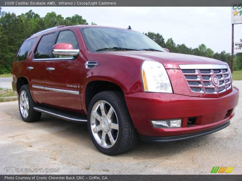 Infrared / Cocoa/Light Cashmere 2008 Cadillac Escalade AWD