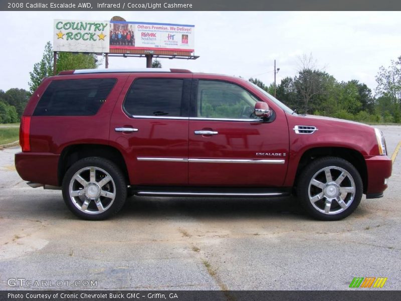 Infrared / Cocoa/Light Cashmere 2008 Cadillac Escalade AWD