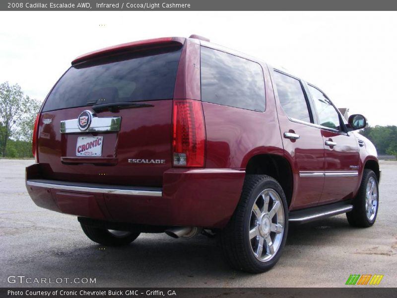 Infrared / Cocoa/Light Cashmere 2008 Cadillac Escalade AWD