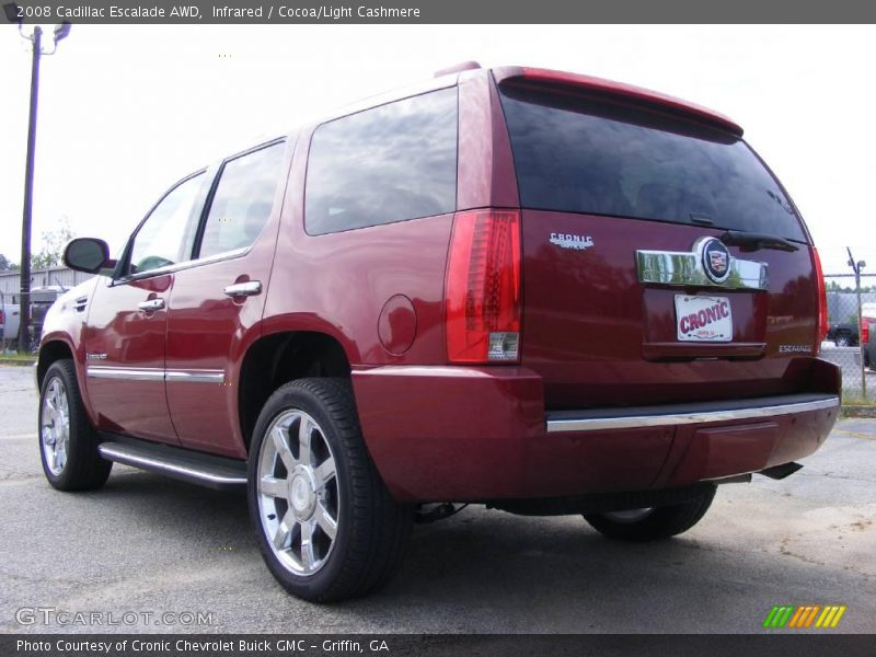 Infrared / Cocoa/Light Cashmere 2008 Cadillac Escalade AWD