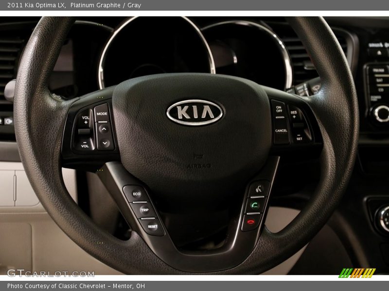 Platinum Graphite / Gray 2011 Kia Optima LX