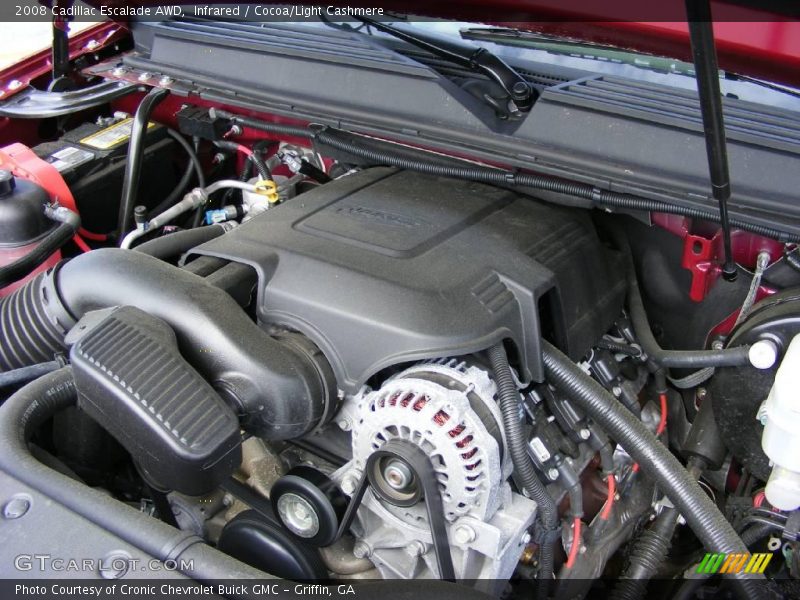 Infrared / Cocoa/Light Cashmere 2008 Cadillac Escalade AWD