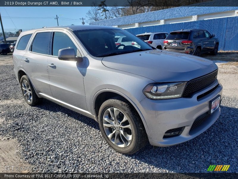 Billet / Black 2019 Dodge Durango GT AWD