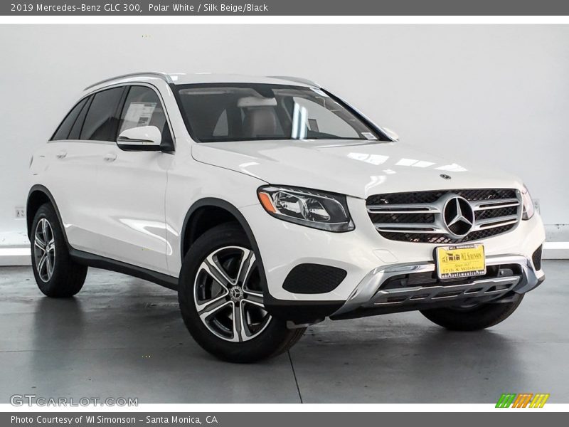 Polar White / Silk Beige/Black 2019 Mercedes-Benz GLC 300
