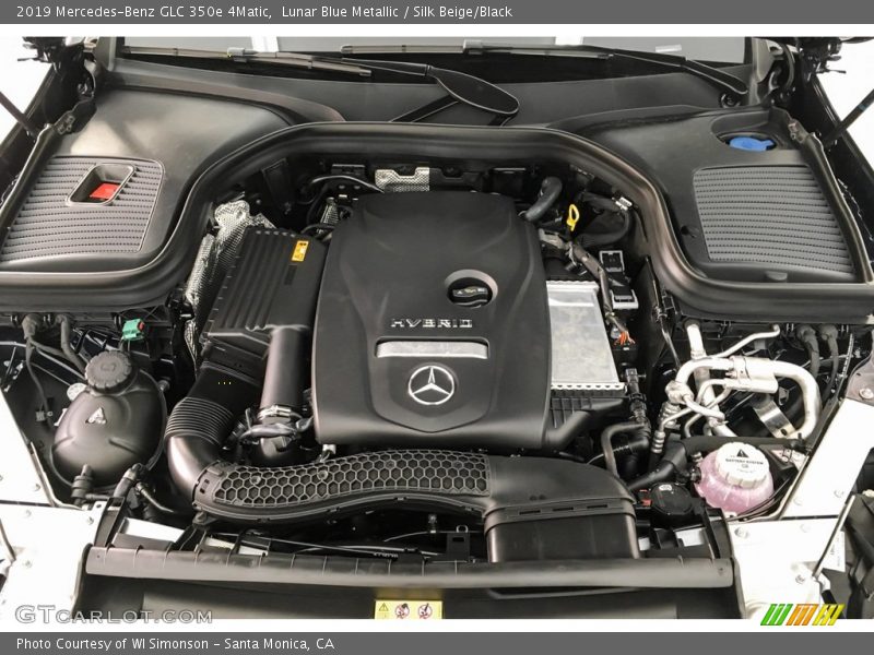 Lunar Blue Metallic / Silk Beige/Black 2019 Mercedes-Benz GLC 350e 4Matic