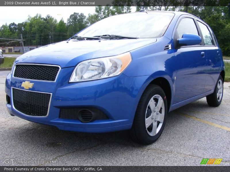 Bright Blue / Charcoal 2009 Chevrolet Aveo Aveo5 LS