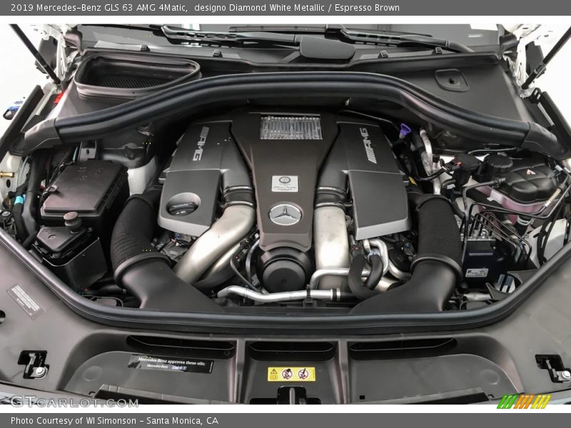  2019 GLS 63 AMG 4Matic Engine - 5.5 Liter AMG biturbo DOHC 32-Valve VVT V8