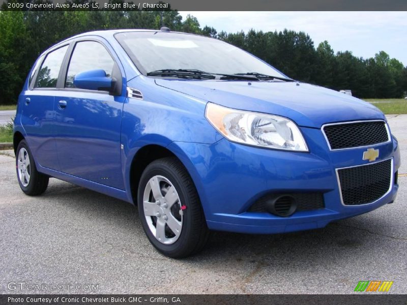 Bright Blue / Charcoal 2009 Chevrolet Aveo Aveo5 LS