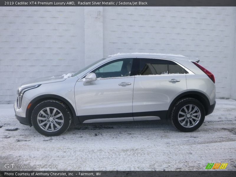 Radiant Silver Metallic / Sedona/Jet Black 2019 Cadillac XT4 Premium Luxury AWD