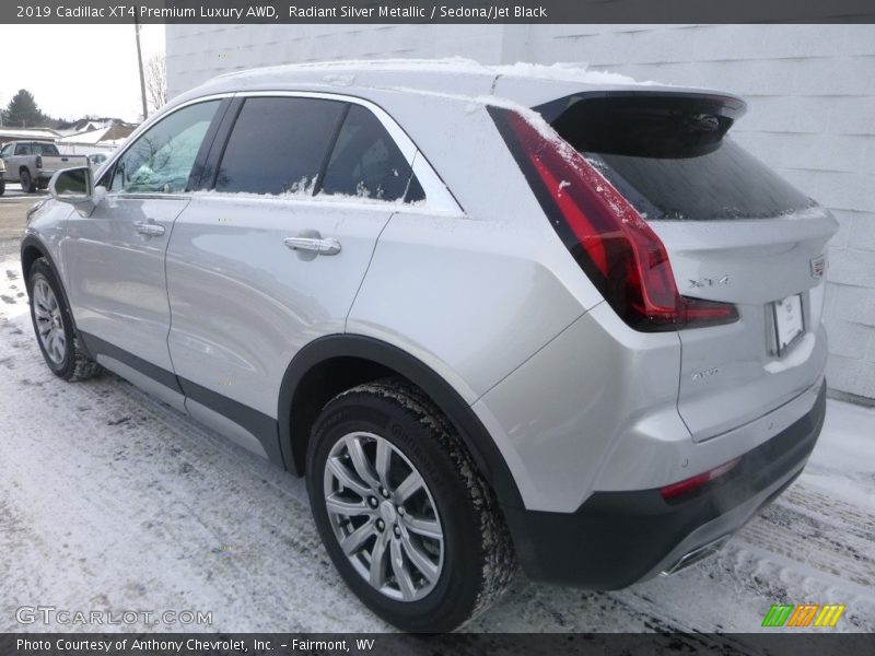 Radiant Silver Metallic / Sedona/Jet Black 2019 Cadillac XT4 Premium Luxury AWD