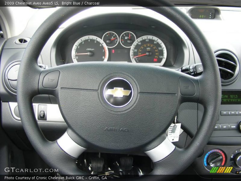 Bright Blue / Charcoal 2009 Chevrolet Aveo Aveo5 LS