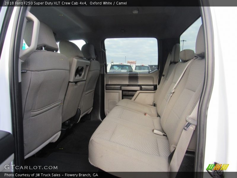 Oxford White / Camel 2018 Ford F250 Super Duty XLT Crew Cab 4x4