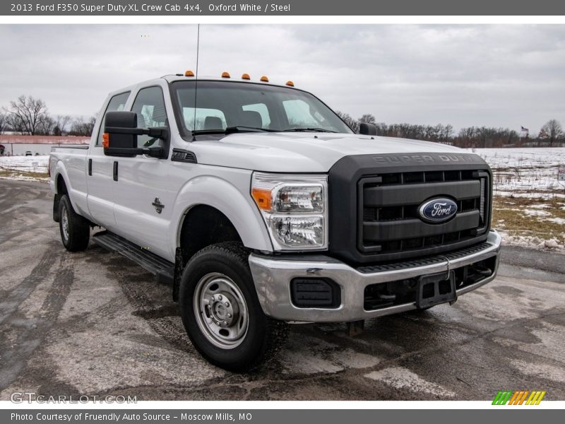 Oxford White / Steel 2013 Ford F350 Super Duty XL Crew Cab 4x4