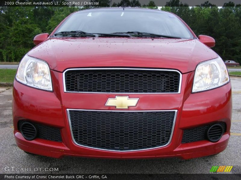 Sport Red / Charcoal 2009 Chevrolet Aveo Aveo5 LT