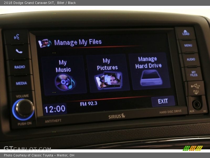 Billet / Black 2018 Dodge Grand Caravan SXT