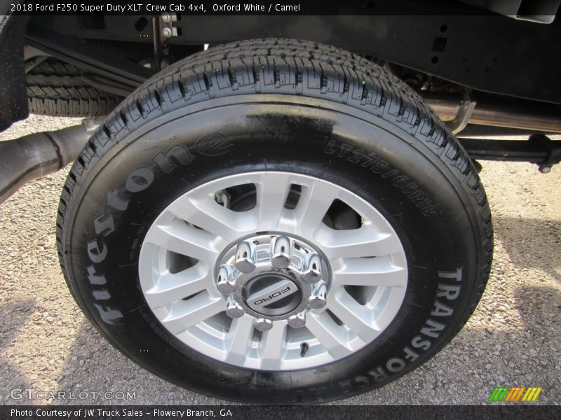 Oxford White / Camel 2018 Ford F250 Super Duty XLT Crew Cab 4x4