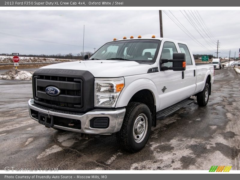 Oxford White / Steel 2013 Ford F350 Super Duty XL Crew Cab 4x4