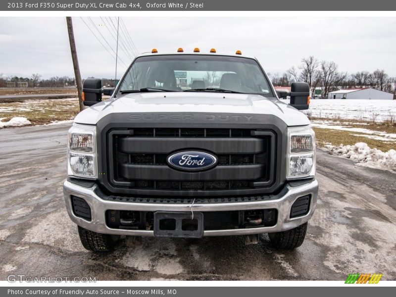 Oxford White / Steel 2013 Ford F350 Super Duty XL Crew Cab 4x4