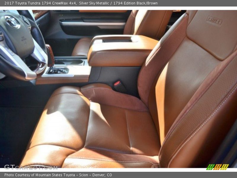 Silver Sky Metallic / 1794 Edition Black/Brown 2017 Toyota Tundra 1794 CrewMax 4x4