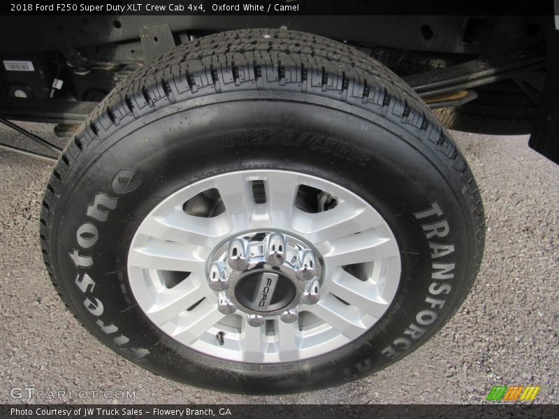 Oxford White / Camel 2018 Ford F250 Super Duty XLT Crew Cab 4x4