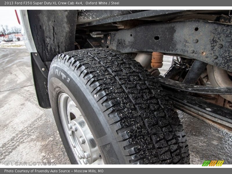 Oxford White / Steel 2013 Ford F350 Super Duty XL Crew Cab 4x4