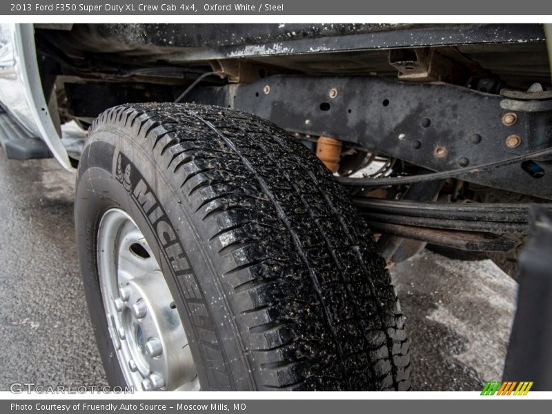 Oxford White / Steel 2013 Ford F350 Super Duty XL Crew Cab 4x4
