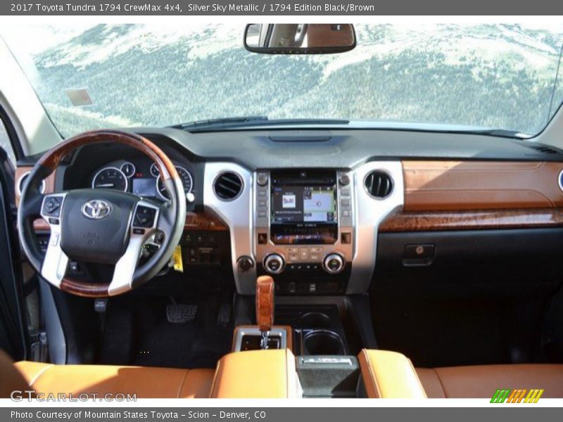 Silver Sky Metallic / 1794 Edition Black/Brown 2017 Toyota Tundra 1794 CrewMax 4x4