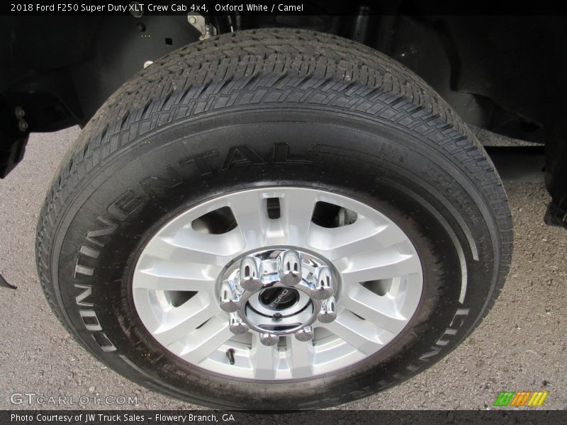 Oxford White / Camel 2018 Ford F250 Super Duty XLT Crew Cab 4x4