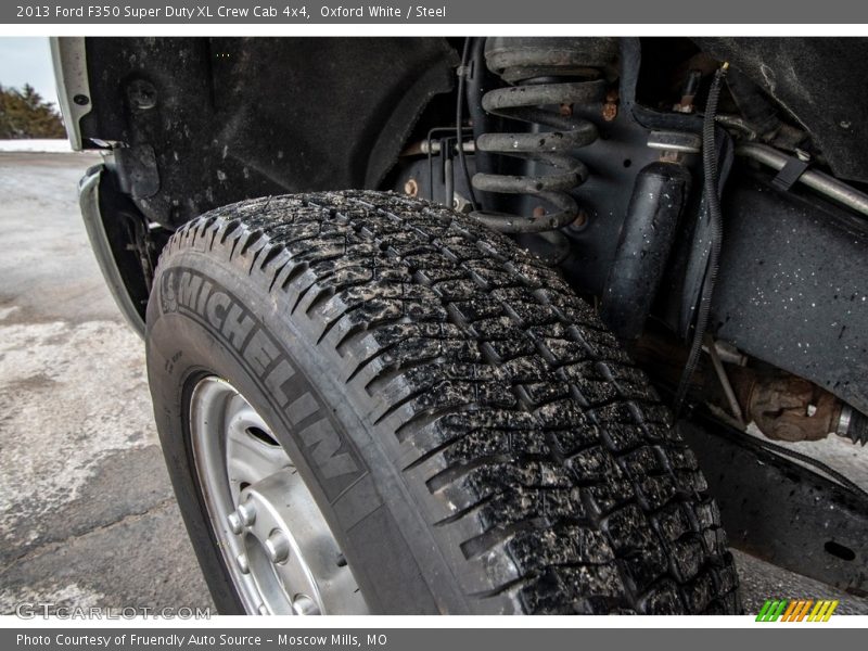 Oxford White / Steel 2013 Ford F350 Super Duty XL Crew Cab 4x4