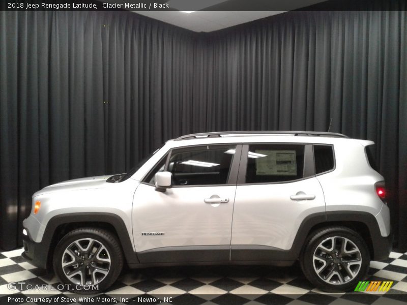 Glacier Metallic / Black 2018 Jeep Renegade Latitude