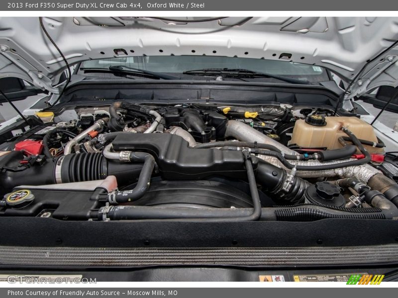 Oxford White / Steel 2013 Ford F350 Super Duty XL Crew Cab 4x4